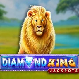 Diamond King Jackpots logo – Jackpots by SpinPlay Games at Vox Casino