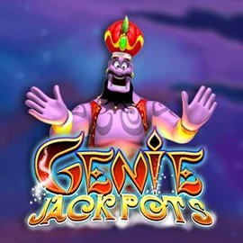 Genie Jackpots game by Blueprint Gaming – logo hosted on Vox Casino