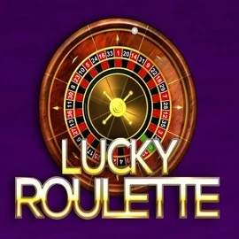 Lucky Roulette slot logo by Belatra Games at Vox Casino
