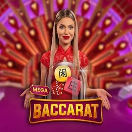 Mega Baccarat casino game by Pragmatic Play – featured logo at Vox Casino