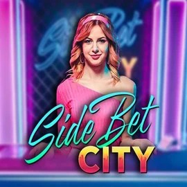 Side Bet City slot visual from Evolution available on leregal.pl