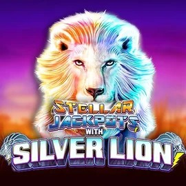 Stellar Jackpots with Silver Lion slot visual from Lightning Box Game available on leregal.pl